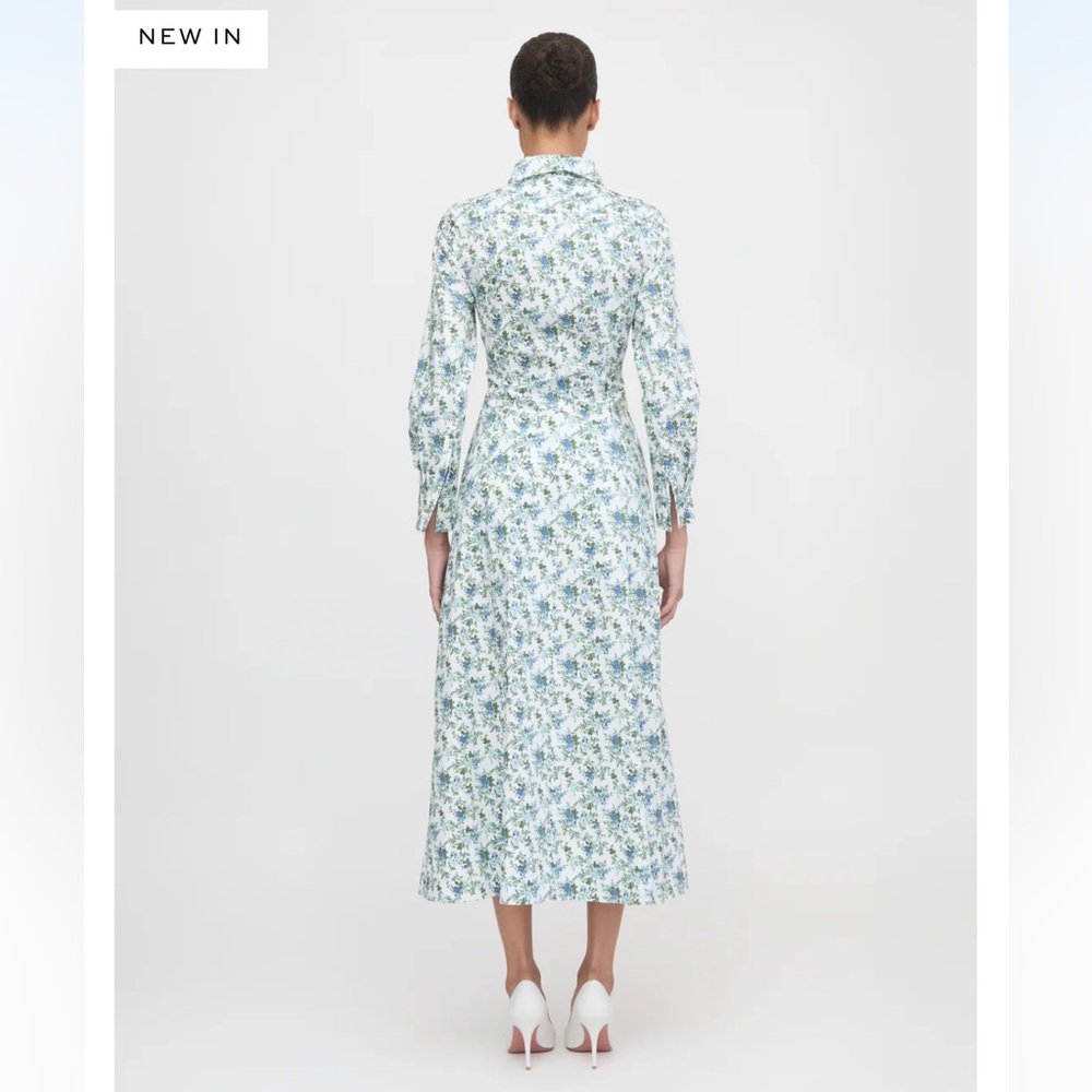 Hill House Home The Alandra Dress in English Daisy Blue White
Size Large - Picture 5 of 9